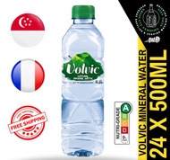 VOLVIC Natural Mineral Water 500ML X 24 (BOTTLE) - FREE DELIVERY within 3 working days!