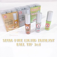 READY STOCK!!!Original THAILAND SIANG PURE OIL LIQUID FORMULA BALL TIP 3ml