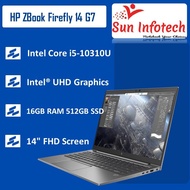 HP ZBook Firefly 14 G7 14" FHD(1920 x 1080) Mobile Workstation Intel i5-10310U 16GB RAM 512GB SSD Wi