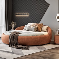 Shelf Bed Round Bed 2m 2.2 Large Round Bed Modern Simple Master Bed Double Technology Cloth Hotel Co