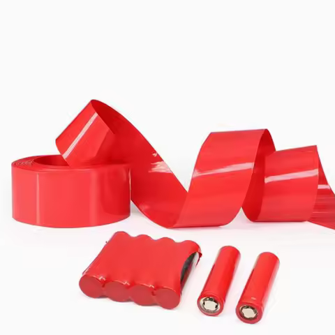 PVC heat shrinkable tube Lithium battery packaging film 21700 18650 battery insulation protective fi