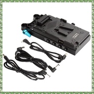 (BGSJ) V Mount V-Lock Battery Plate Adapter for V Mount Battery Mounting for Camera Video Light Moni