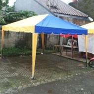 ((READY STOCK)) Atap terpal tenda cafe piramid kerucut ukuran 2x3