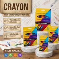 Cartoon Oil Pastel/Oil Pastels 6's, 8's, 12's, 24's /Warna Krayon /Coloured Crayon /Crayon Pastel 蜡笔