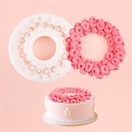 DIY Handmade Soap Raspberry Fruit Circle Silicone Mold Diffusing Plaster Chocolate Mousse Cake Decor