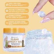 Clear Exhibit Gel Shock-Absorbing Adhesive Transparent Museum Exhibit Gel for Antique Wood Glass Dis