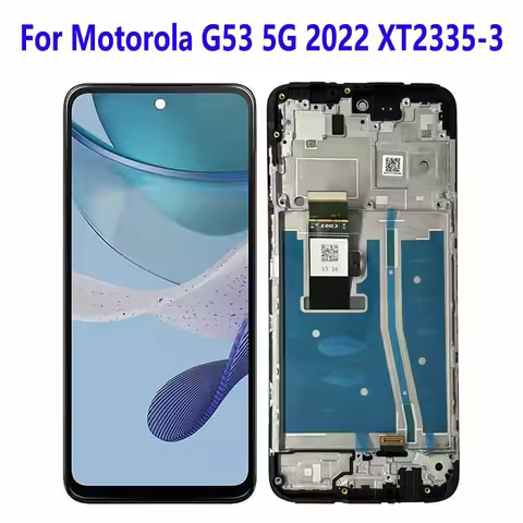 For Motorola G53 XT2335-5 XT2335-1 XT2335-6 LCD Display Touch Screen Digitizer Assembly For Moto G53