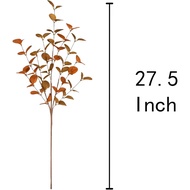 6 Pcs Fall Eucalyptus Leaves Artificial Eucalyptus Stems Fall Leaf Spray Autumn Leaves Fall Decorati