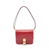 【二手】Celine CELINE單肩包 Classic Box 小號RED皮革 Classic Box 迷你女士包