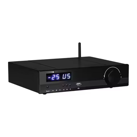 TPA3255 Dual-core HIFI X20 Amplifier 600W High-power USB Drive Player BT Audio Suit