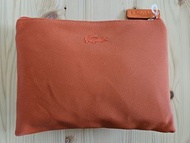 Lacoste 土耳其航空 橙色 機上盥洗包Turkish Airline Orange Travel Pouch Amenity Kit 牙刷 拖鞋 眼罩