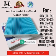 [ HONDA ] Air Cond Cabin Filter•CITY TMO T9A/JAZZ/CIVIC/CR-V/HRV/BRV/CRZ/INSIGHT/FREED•80292-TGO-W02