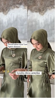 Termurah Gamis Lyodra fashion muslim terlaris/maxi dress kondangan premium