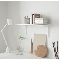 1 set!IKEA burhult wall shelf white 59x20cm