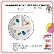 Pinggan Diet │ Diet Plate │ Pinggan Suku Separuh Diet │ Kids Plate │ Confinement Plate │ Pinggan Bud