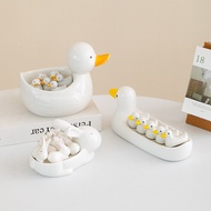Chopstick Holder Chinese Cartoon Cute Little Duck Chopstick Holder Holder Dining Table Ceramic Chops