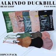 Careion Alkindo Duckbil 3D Hijab Mask Duckbill Headloop 4ply Mask Duckbill 3D Easy Care Earloop Duckbill Mask 10pcs Pack