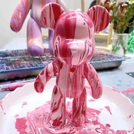 Fluid Bear with Gift Box diy Handmade Fluid Violent Bear Doll Birthday Gift
