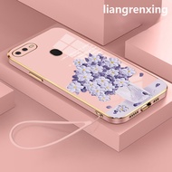 Casing oppo a5s oppo a12 oppo a7 oppo a3s oppo a12e OPPO F9 phone case Softcase Electroplated silicone shockproof Protector Cover new design DDYHH01