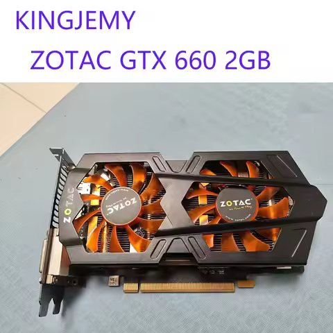 GTX660 2GD5 Original ZOTAC Video Card GTX 660 2GB 256Bit GDDR5 Graphics Cards GPU For NVIDIA GeForce