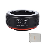 PHOLSY Lens Adapter OM to MFT Mount Adapter Compatible with Olympus Zuiko OM Lens to M4/3 Micro 4/3