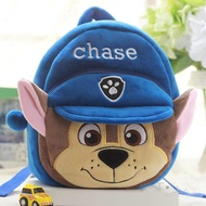 Anime Paw Patrol Plush Toys Backpack Chase Marshall Rocky Zuma Skye Rubble Plush Filled Cotton Doll Schoolbag for Children