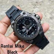 BISA COD!!! Jam Tangan Pria GST8600 Gshock Casio Water Resist - Fullblack FREE BOX