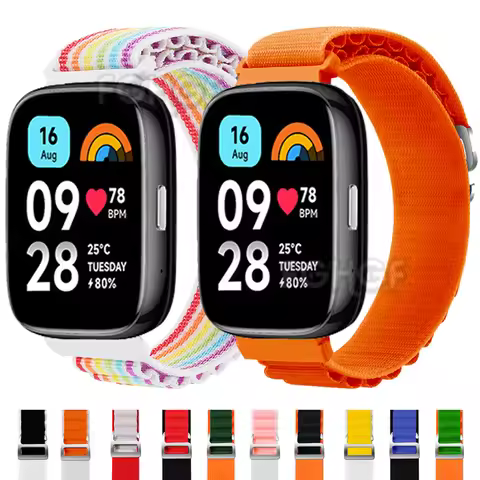 For Redmi Watch 3 Active Strap Nylon Loop Watch Band For Xiaomi Redmi Watch 3 Active Bracelet Wristb