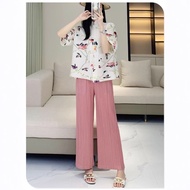 New Chinese Style Fashion Pleated Shirt Retro Printed Cardigan Top Loose Large Size Jacket