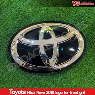 โลโก้ โตโยต้า โลโก้ หน้ากระจัง Toyota Revo Fortuner 2015 2017 2020 2022 2024 สีดำเงา