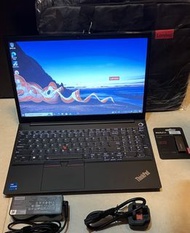 真 95%新 Lenovo Thinkpad E15 Gen2, 11代 i5-1135G7, 16GB RAM, 全新 512GB SSD, 15.6吋屏, 原版Win10 PRO, 新原裝電腦袋.