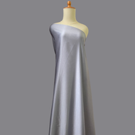 Dasar Kain Satin Silk Maxmara Pure Original 100% Warna Silver Blue