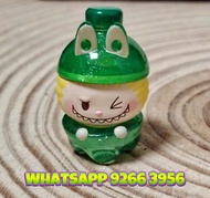 全新品 100% New  可愛Q萌 迷你 size 綠色 Labubu 公仔 玩偶 擺件一個 D-666