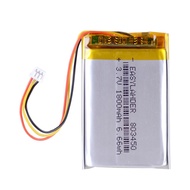 3.7V 1800mAh Lithium Polymer LiPo Rechargeable JST 1.25mm 3pin For MP3 DVD PAD camera GPS Corsair V
