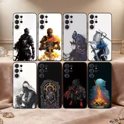 D-Dark S-Souls Game Phone Case For Samsung S26,S25,S24,S21,S22,S23,S30,Ultra,S20,FE,Lite,10,9,Black 