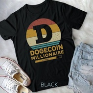 Dogecoin Miner Funny Dogecoin Millionaire Vintage Unisex T-Shirt