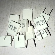 R flat chalk bpr 0.5ohm 0.5ohm 0.5 ohm 5w 5watt 5 watt Resistor 5watt watt 0r5 0.5r 0.5r Fajar elect