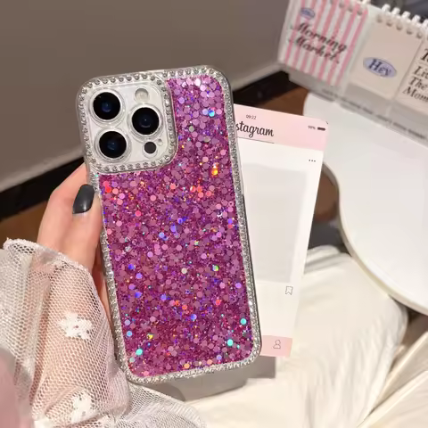 Glitter Bling Case For Motorola Moto Edge 50 60 Pro Fusion Stylus S50 Neo 5G G05 G15 G35 G75 G85 G04