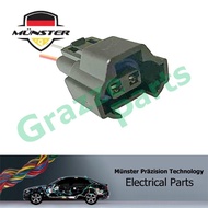 Münster 2-Pin Socket Fuel Injector Electrical MG008 Toyota 2RZFE 2JZGTE 5VZFE Engine