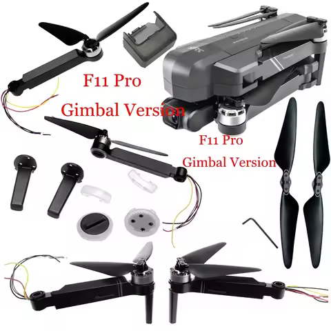 Spare Parts Cover Legs Arm Propeller Blades Body Shell for SJR/C SJRC F11 Pro 4K Gimbal Camera RC Qu