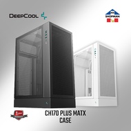 Deepcool CH170 PLUS MATX/ITX Case Black | White PC Chassis Desktop Case