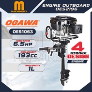 M.Machinery Ogawa Boat Engine Outboard Motor OES2196 4 Stroke Boat Engine 6.5HP