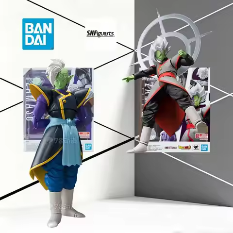 Fusion Zamasu Potara S.H.Figuarts Bandai DB Super Immortal Villain Giant Mutation Arm Halo Effect Se