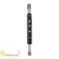 WISDOM Thread Plug Gauge, Double Ends M6*1.0 Measurement Hand Tool, Precision Hex Handle 6H Toleranc