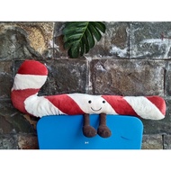 Candy cane size L by jellycat (h22 x w 54cm)