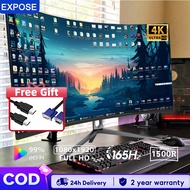 Expose Plus Gaming Monitor 24/27 inch curved 75Hz/165Hz desktop ips computer 19 inch pc monitors