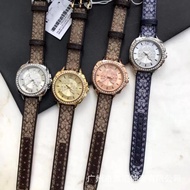 Preferred❤ High-End Kojia Watch Presbyopic Leather Belt Women's Watch Stand West f41