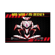 Decals, Sticker, Motorcycle Decals for Yamaha Mio soul I 115, 013,