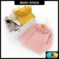 Coconana Baju Raya Budak Perempuan 1-8Y Kids Girl Blouse Long Sleeve Soft Cotton Baju Baby Girl Todd