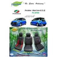 Coolmax - Eco : Perodua Myvi  - Icon G 1.3 ( Car Seat Cover full-set / Sarung Kusyen Kereta yg penuh